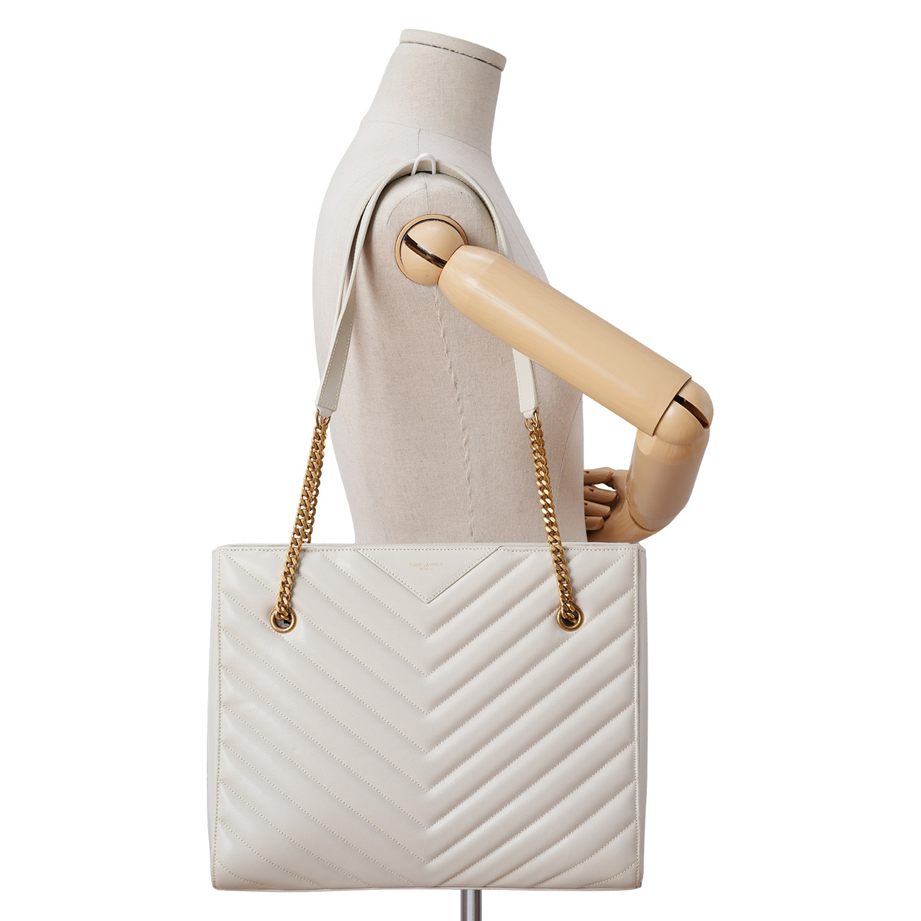 YVES SAINT LAURENT(USED)생로랑 568864 캐비어 트리베카 숄더백